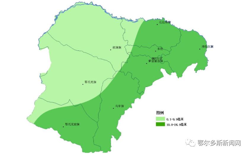 鄂爾多斯人明後天都有雨氣溫降至68