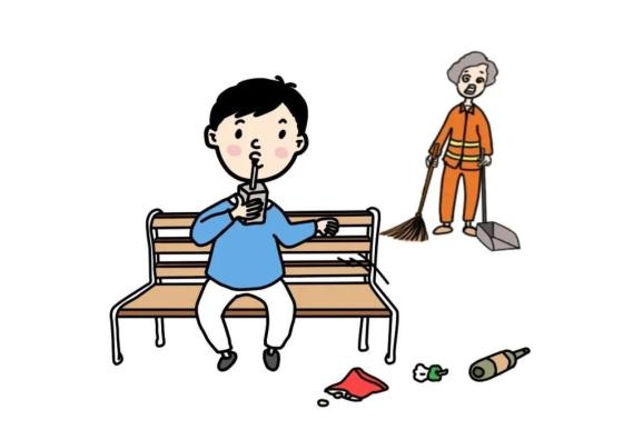 1,加强公共卫生意识,保持市容环境整洁;遵守社会公德,共同维护公共