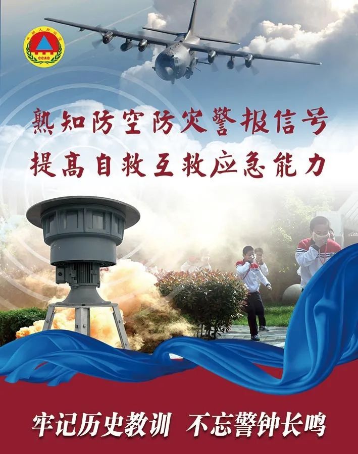 关于鸣放防空警报的公告