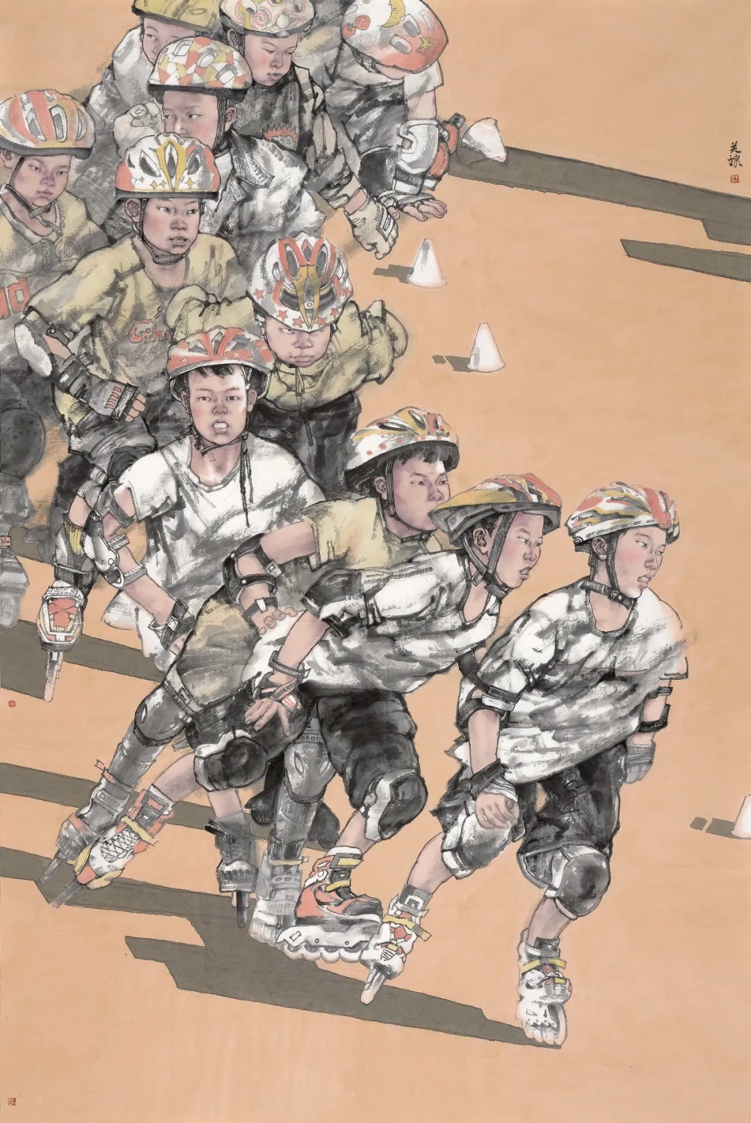 "相约西安· 筑梦全运"来看西安画家丹青喜迎十四运!