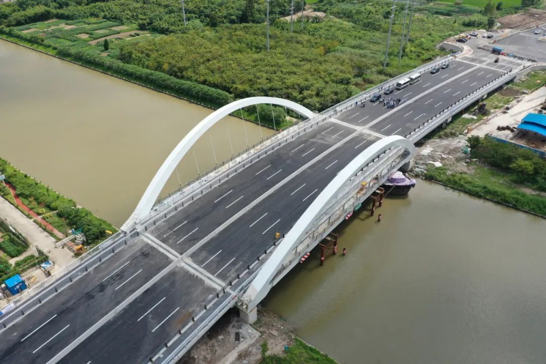 提示新进展崇明生态大道这11座桥合龙啦
