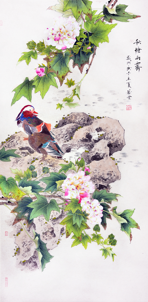 杨若云工笔花鸟画欣赏图片