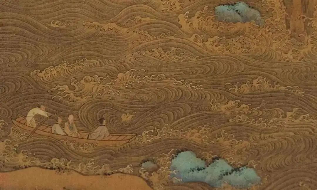 宋人《赤壁图》 南宋 绢本 设色