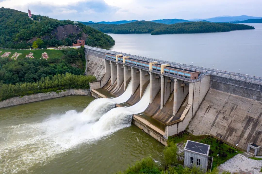 2020年9月7日 碧流河库区受强降雨影响,碧流河水库,英那河水库自9月初