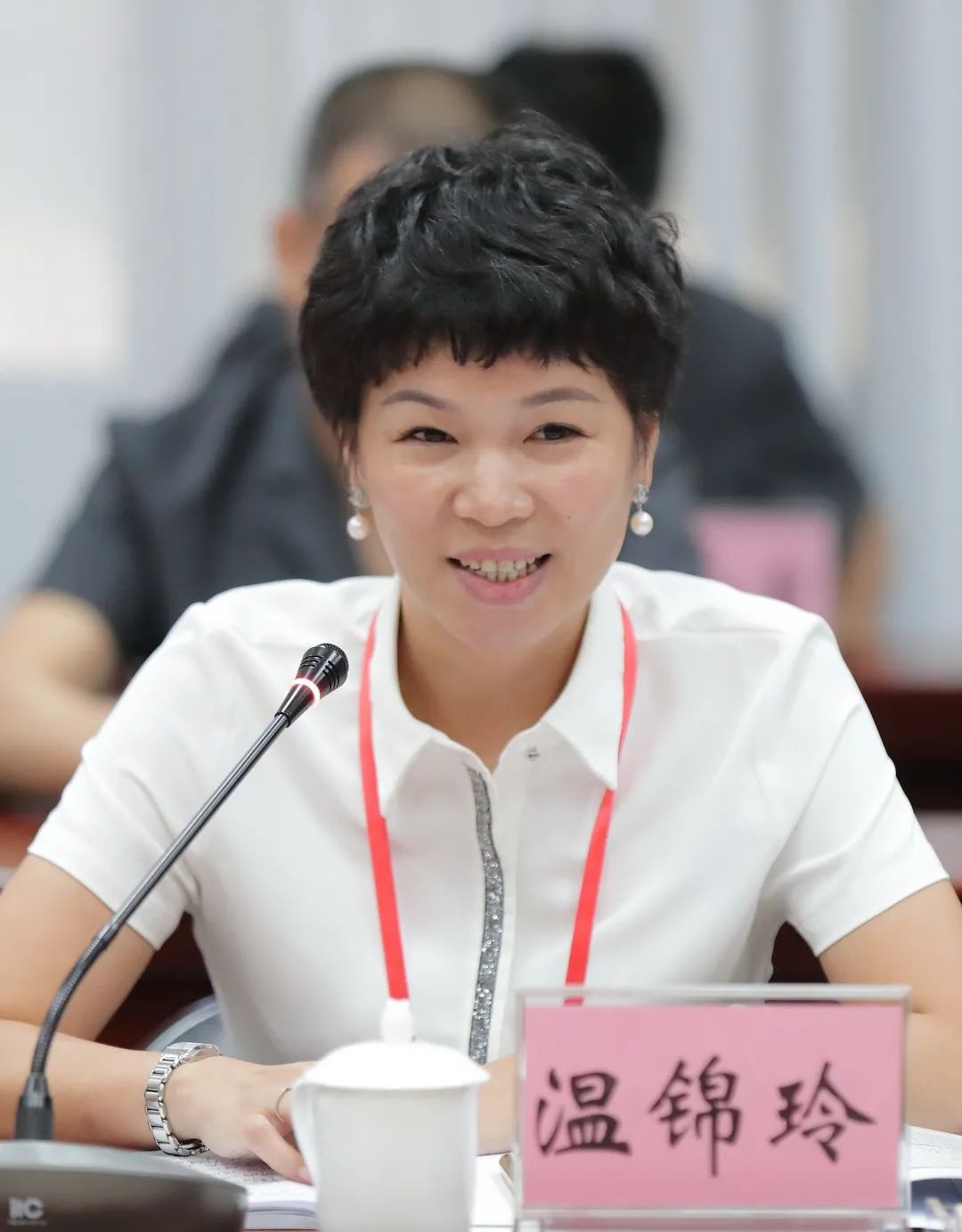 高州市果留香石榴专业合作社社长全国人大代表 温锦玲