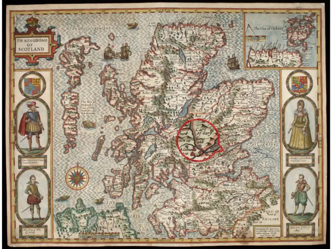 nls.uk1610年的苏格兰地图丨maps.nls.