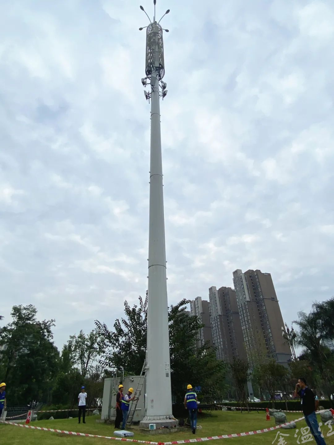 凤溪河站路面道路通了另外温江已建5g基站893个 