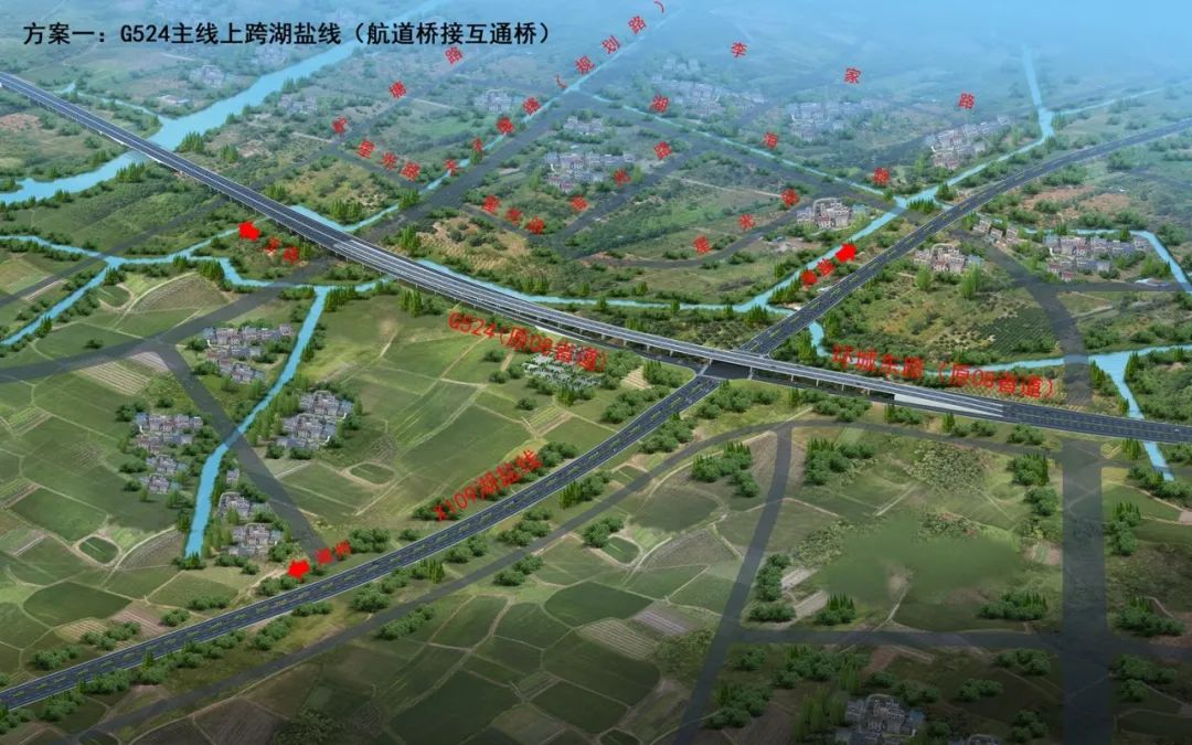 其中,主线路线走向由北向南,起点位于秀洲和海盐交界,终点位于海盐与