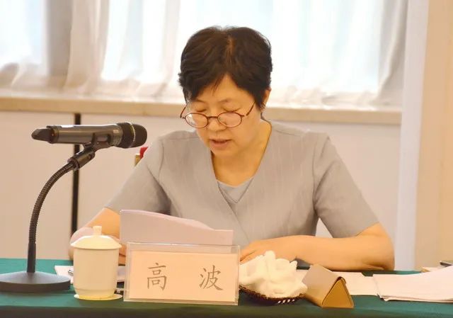 衢州市人大常委会副主任,民建衢州市委会主委马梅芝作题为《大力推动