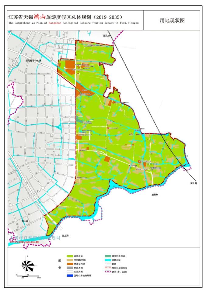 规划范围(2019-2035)无锡鸿山旅游度假区总体规划无锡又将多两个游玩
