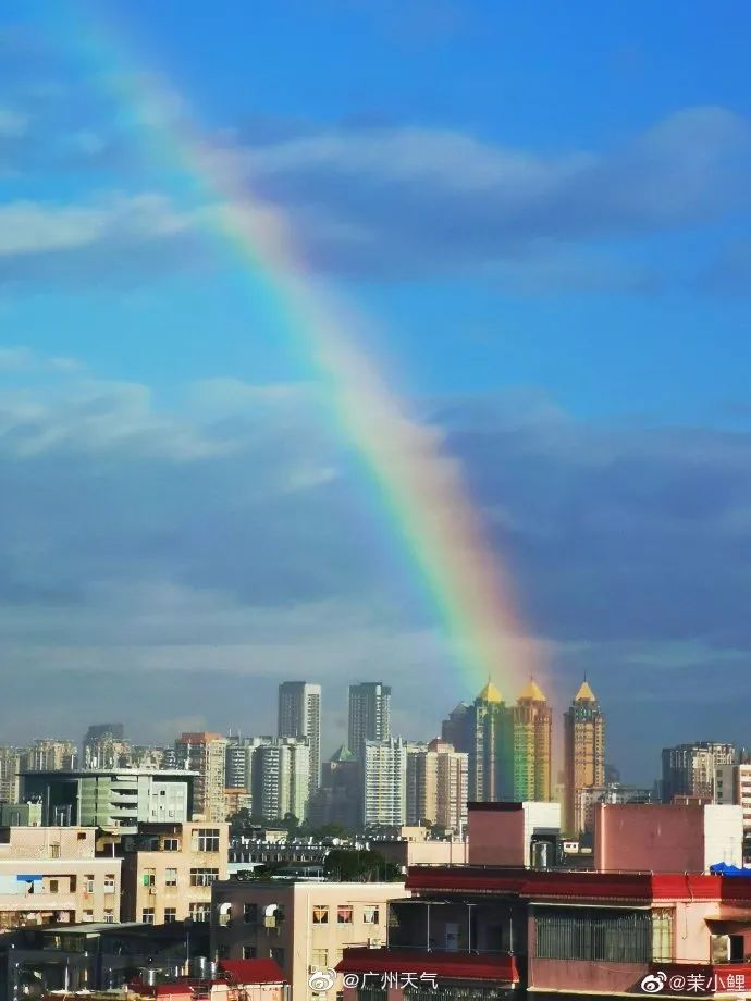 广州双圆彩虹图片