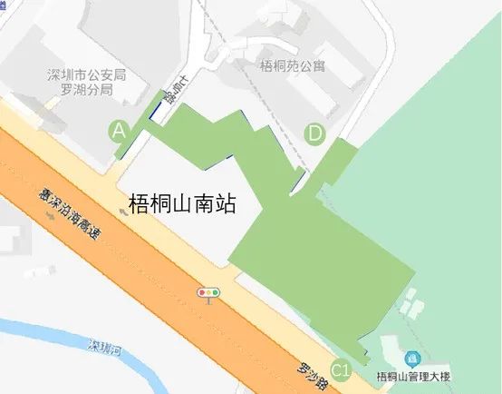 罗湖人8号线一期部分站点出入口公布一起坐地铁去爬梧桐山吗