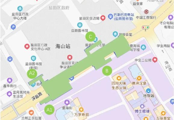 罗湖人8号线一期部分站点出入口公布一起坐地铁去爬梧桐山吗