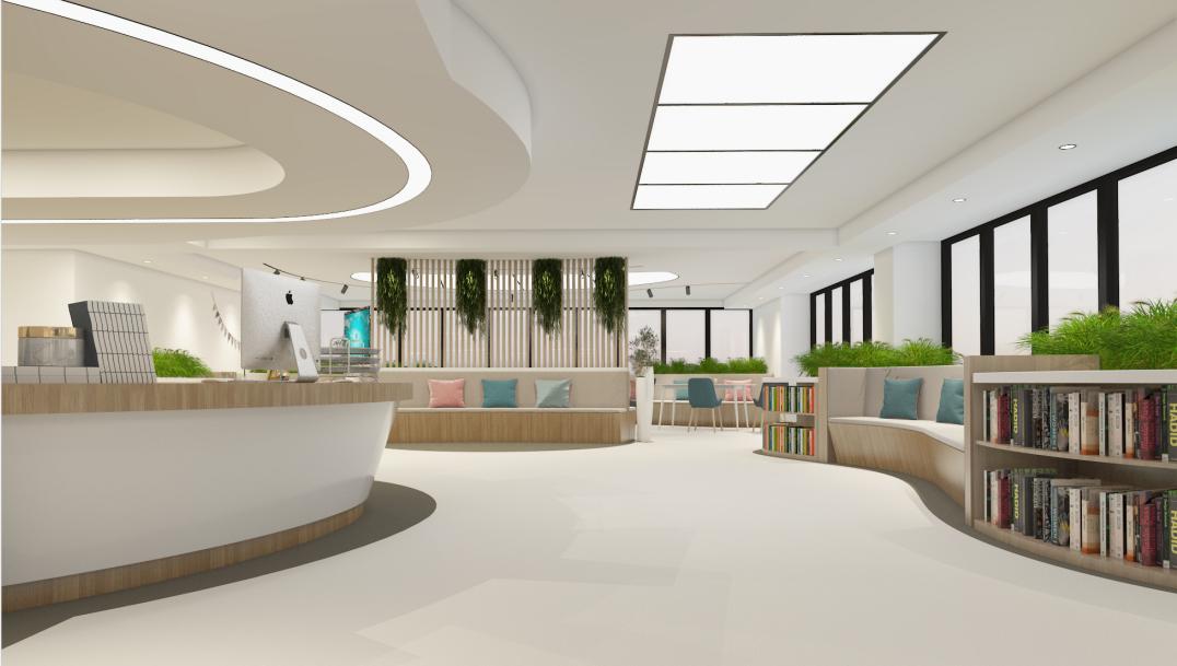 新凯敬老院一楼大厅效果图装修完成后的敬老院吧~一起来期待一下还