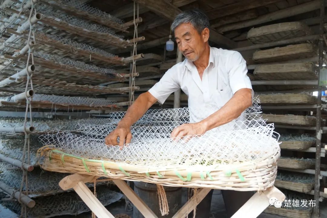 栽桑,养蚕,卖茧,缫丝,制绸,这里的农户 作茧致富"奔小康!