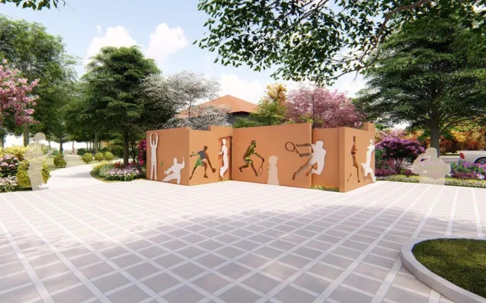 松江区新桥公园改造开始完工效果图抢先瞅