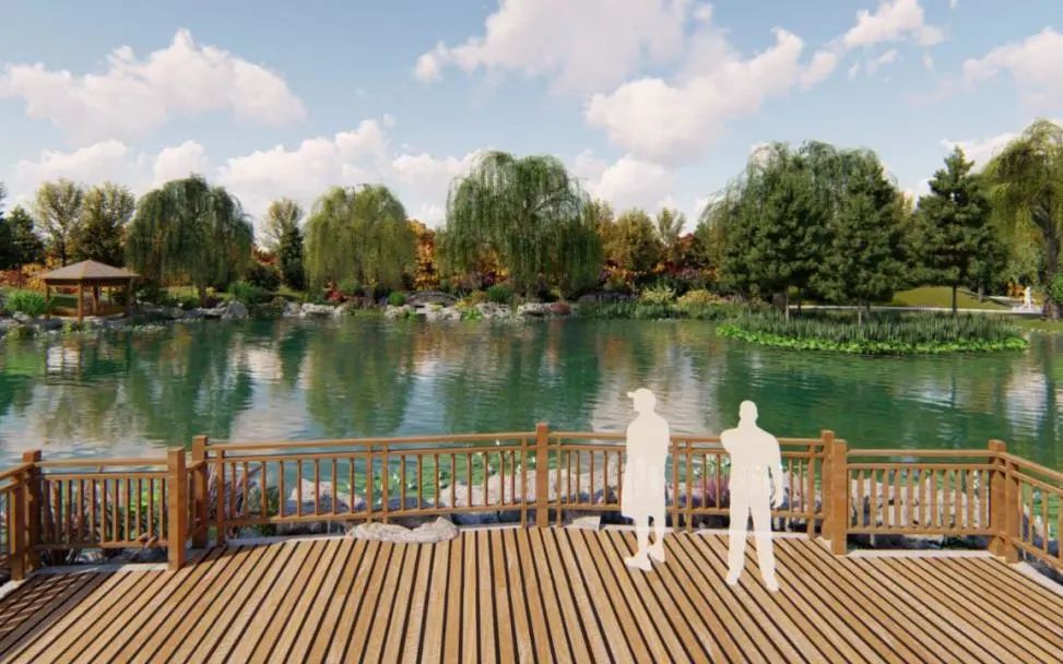 松江区新桥公园改造开始完工效果图抢先瞅