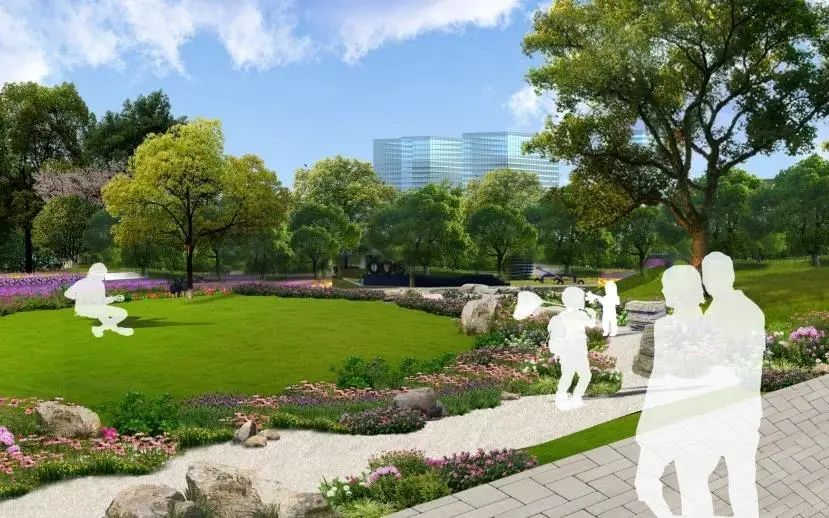 松江区新桥公园改造开始完工效果图抢先瞅