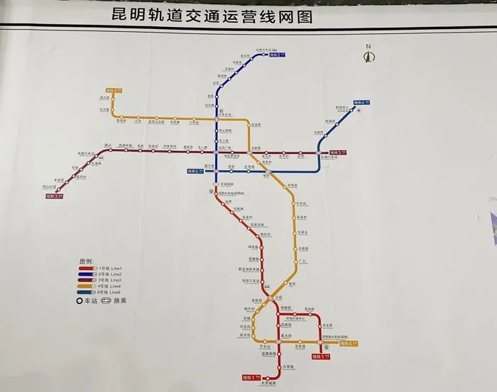 呈贡地铁4号线线路图图片