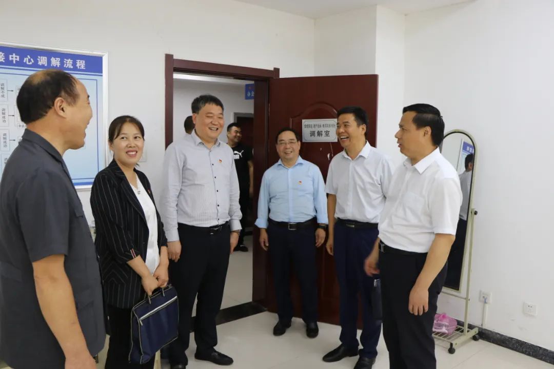 华夏到伊川指导平安建设工作