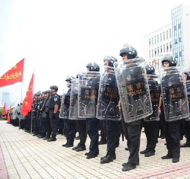 合肥特警圆满完成安徽省公安处突机动队机动一支队跨区调警增援拉动