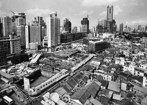 90年代中国最发达的城市老照片
