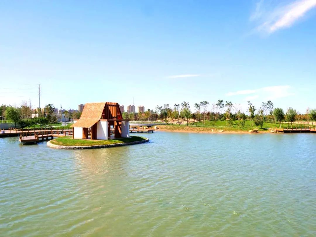 宁晋县举行北部新区公园开园暨青银高速宁晋东互通工程开工仪式