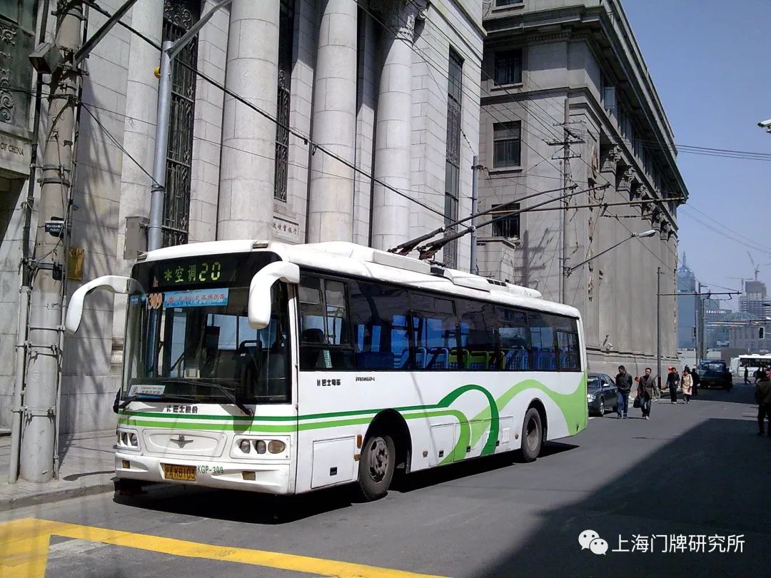 2000年地图:20路电车东部走向