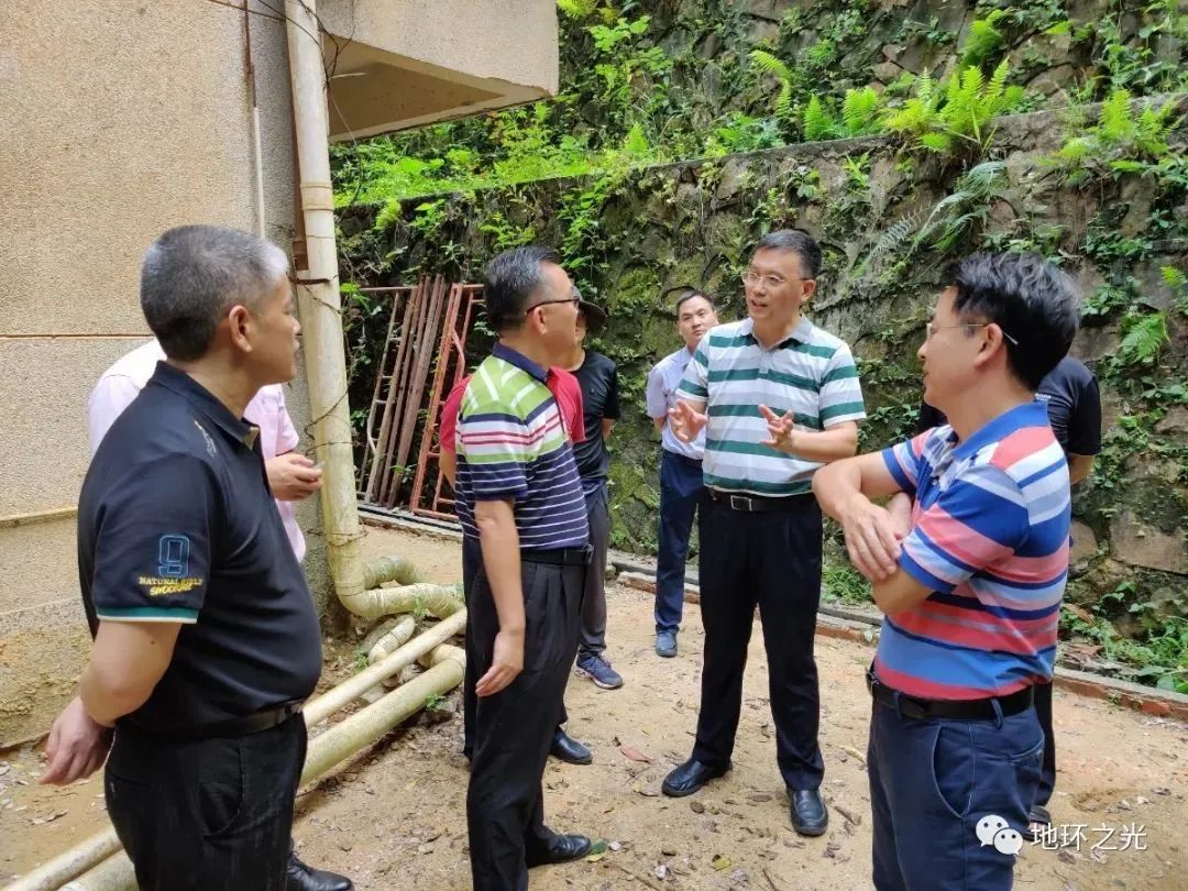省自然资源厅一级巡视员何少青一行到惠州调研指导地质灾害防治工作