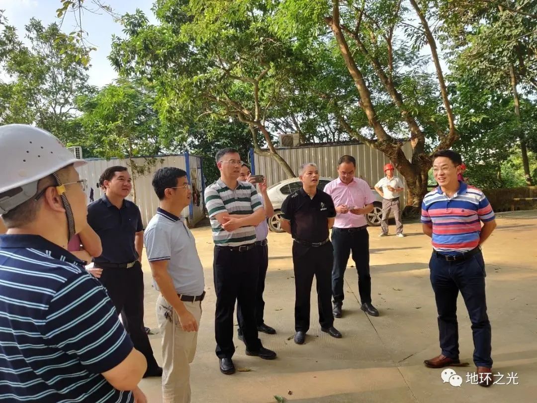 省自然资源厅一级巡视员何少青一行到惠州调研指导地质灾害防治工作