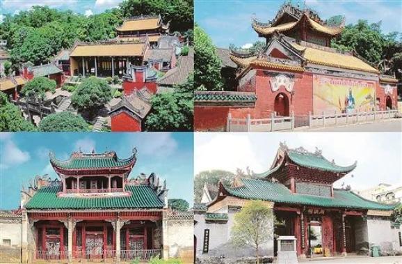 恭城文武庙坐落在县城西山南麓,两庙相互毗邻又相互对称,有崇文尚武