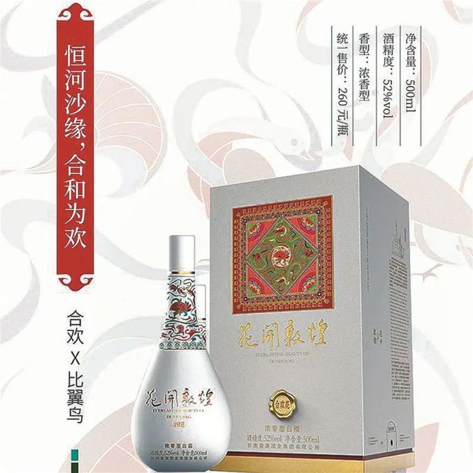 甘肅普康酒業集團有限公司花開敦煌絲綢之路文化禮賓酒上市