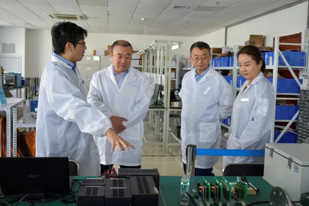 9月30日,省生态环境厅鞠振平同志到美核电气(济南)