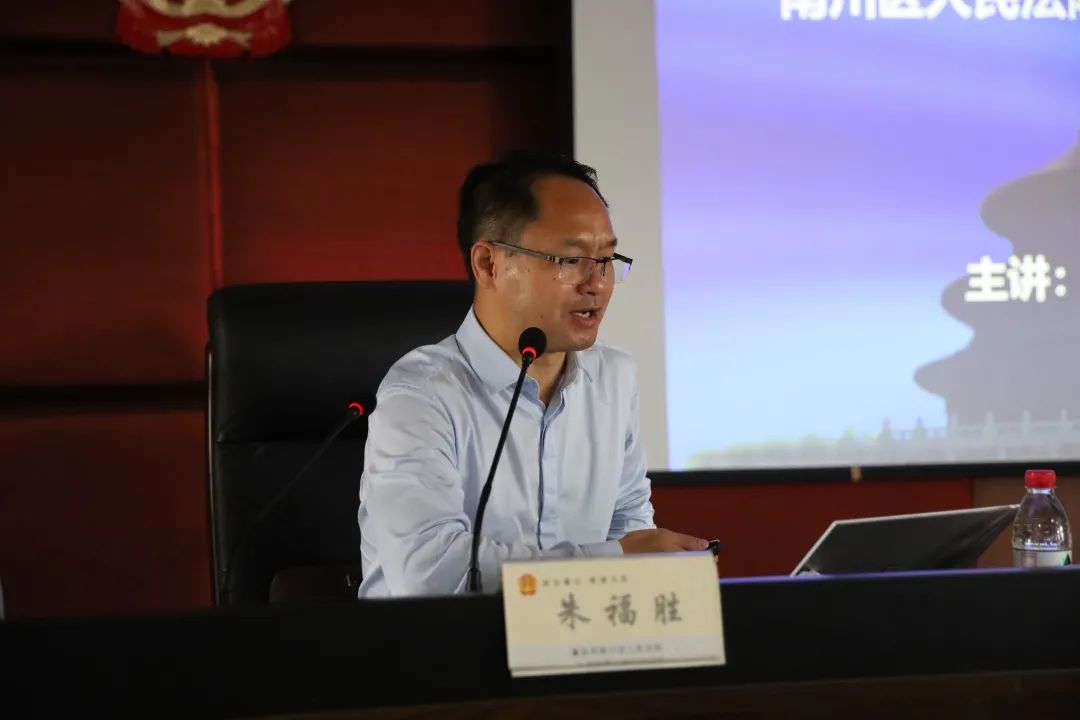 "高血压与脑卒中"健康讲座,区消防中心朱福胜为全院干警作消防安全讲