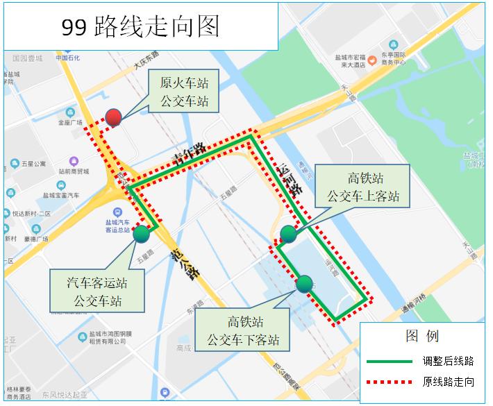 99路公交车的线路图图片