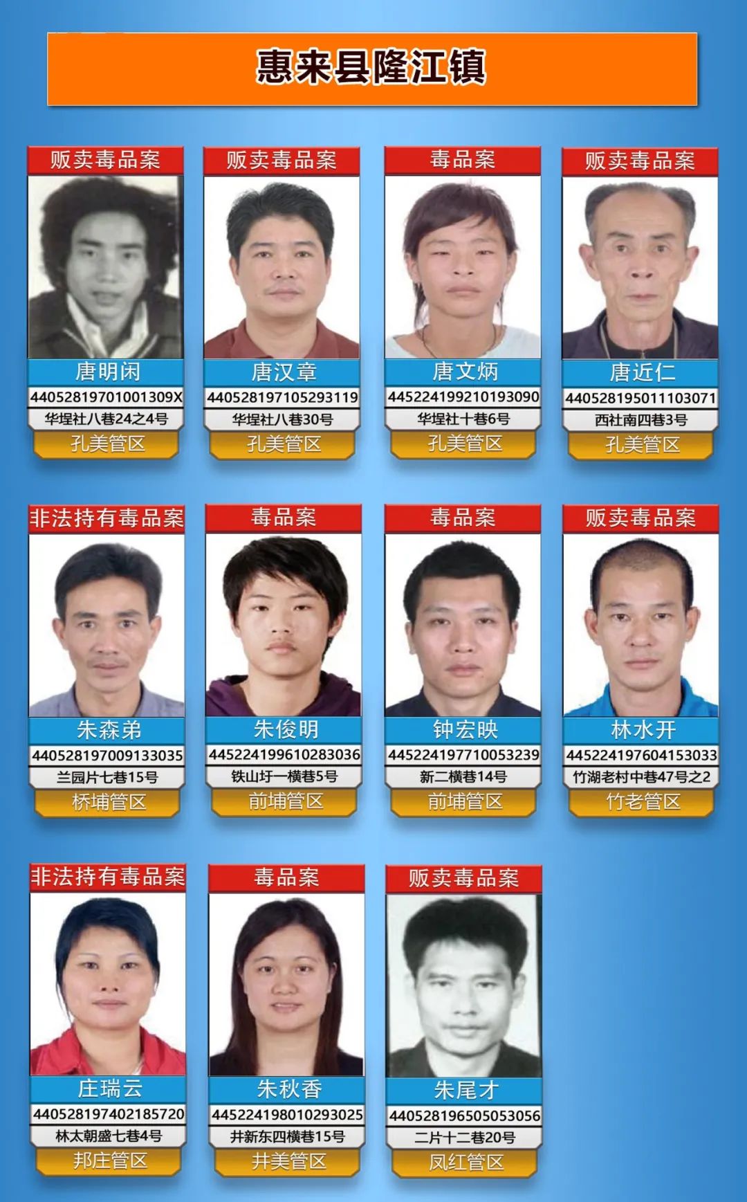 悬赏通缉61人