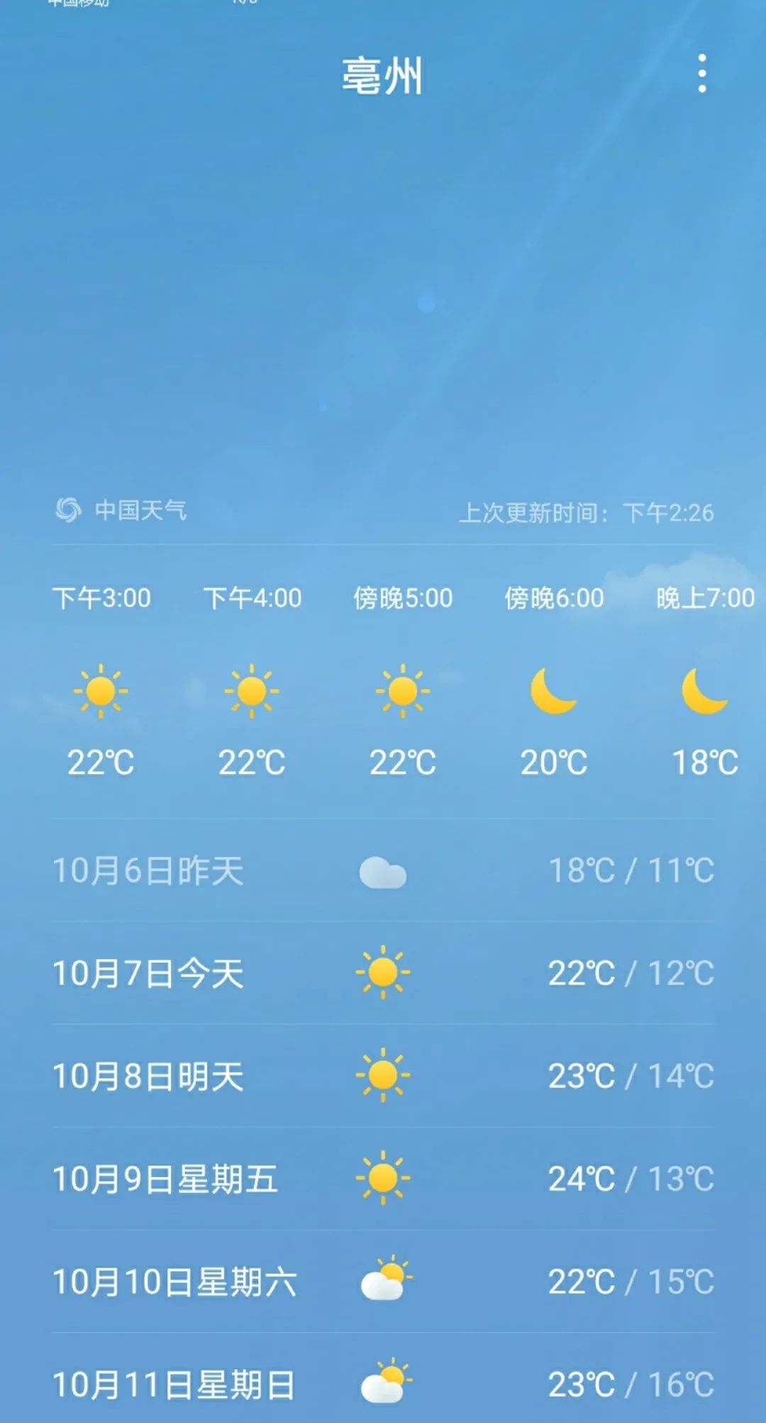 蒙城天气预报图片