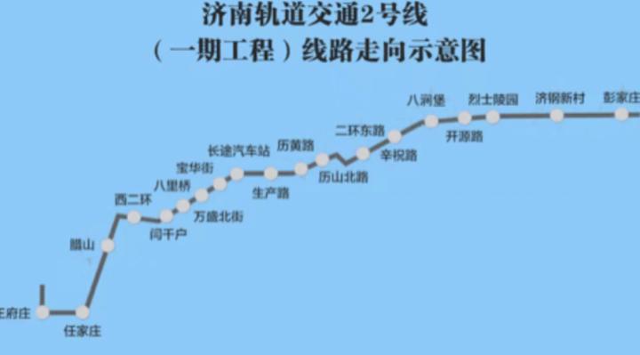 济南地铁2号线全线洞通2020年底将具备通车条件