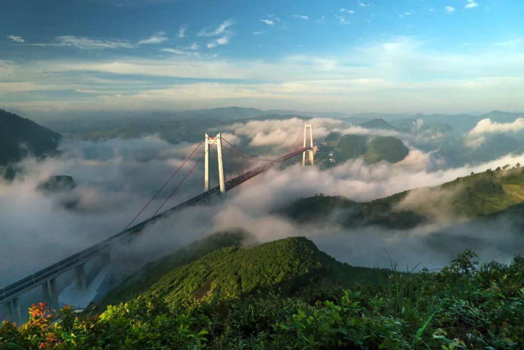 贵瓮高速清水河大桥.