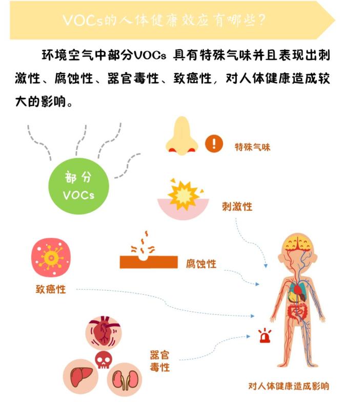 科普图解 vocs的大气化学过程及人体健康效应