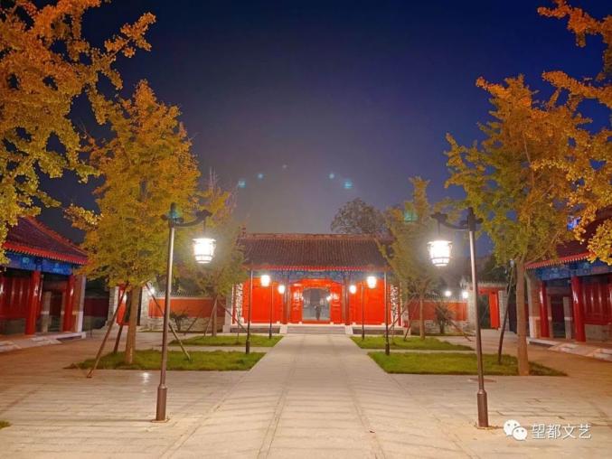 尧母庙银杏树守望岁月一抹金黄凄美了季节