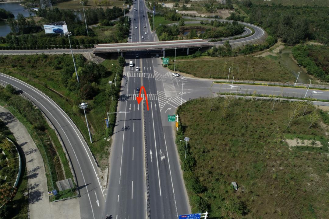 范公路与新风路交叉口交通道路组织有重大变化