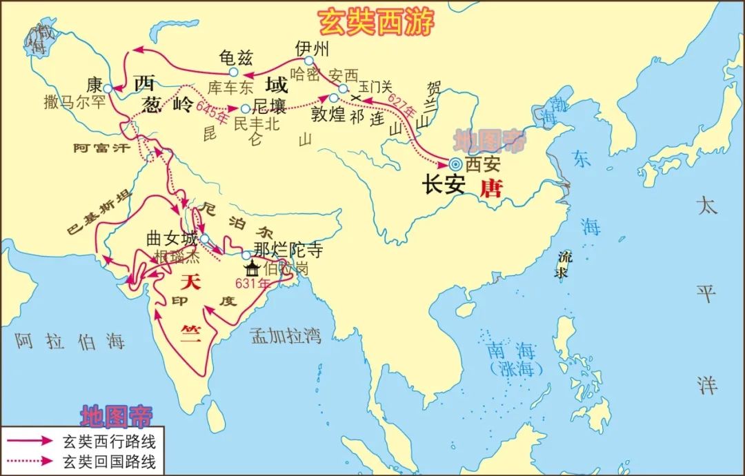 隋唐简史10幅地图