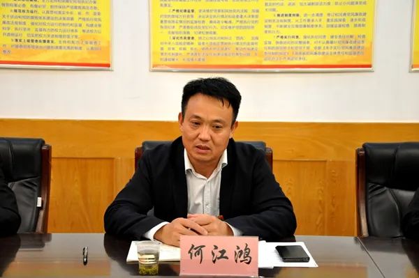 何江鸿对蓝山法院近年来深入开展金融债权专项清收活动所取得的突出