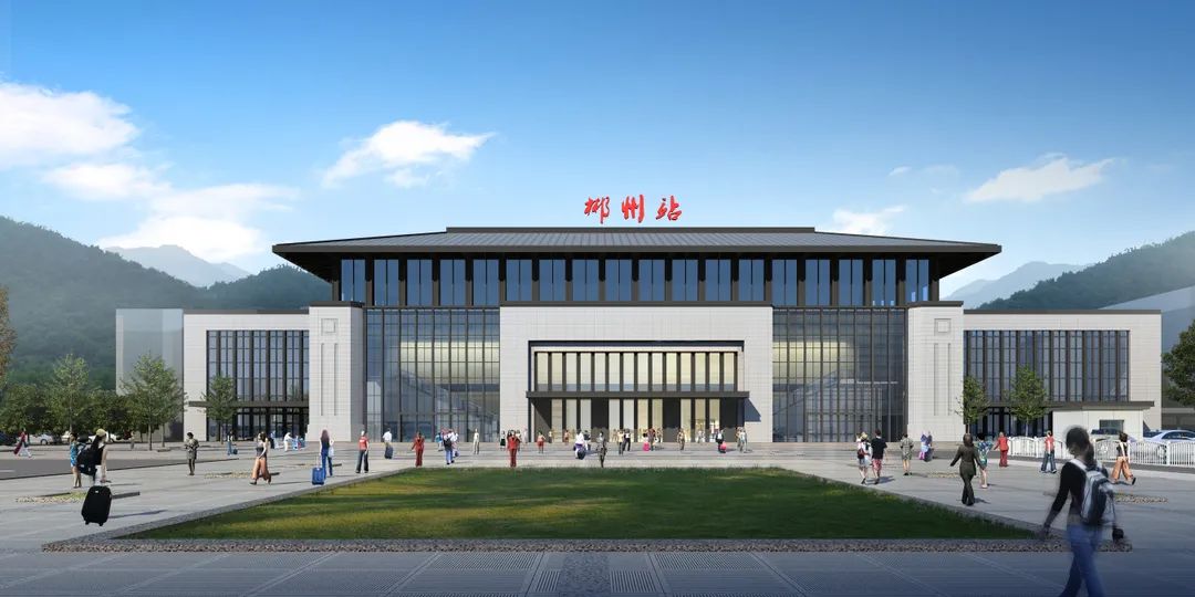 到9000㎡火车站站房总建筑面积站房扩建,建立临时站房等这次改造的内
