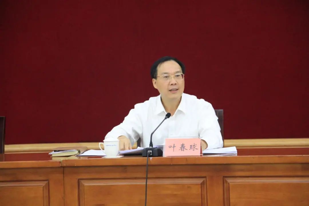 市委常委,政法委书记,依法治市办主任叶春球讲话会议要求,各有关单位