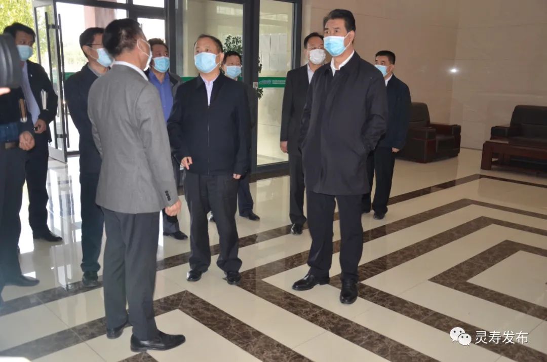 省工信厅到灵寿县调研企业发展情况