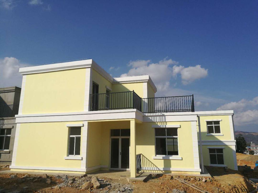 奔牛寨易地搬迁后的安置房.