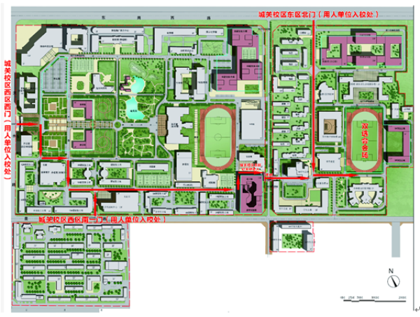 兰州大学榆中校区地图图片