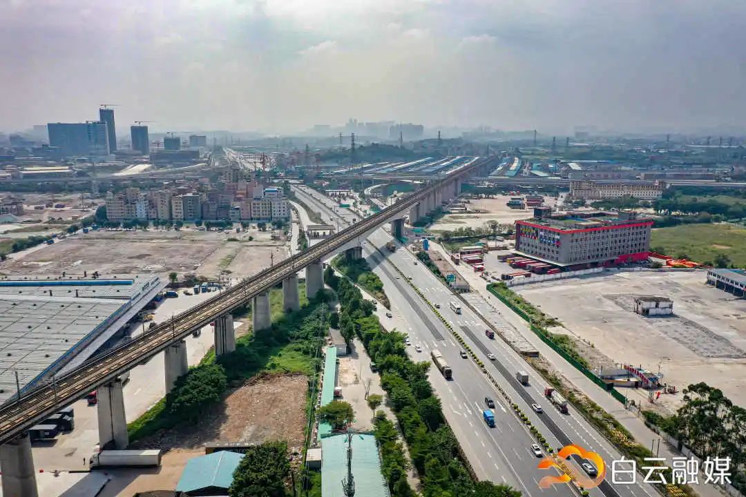 白云湖数字科技城(黄金围片区)基础设施项目今日开工